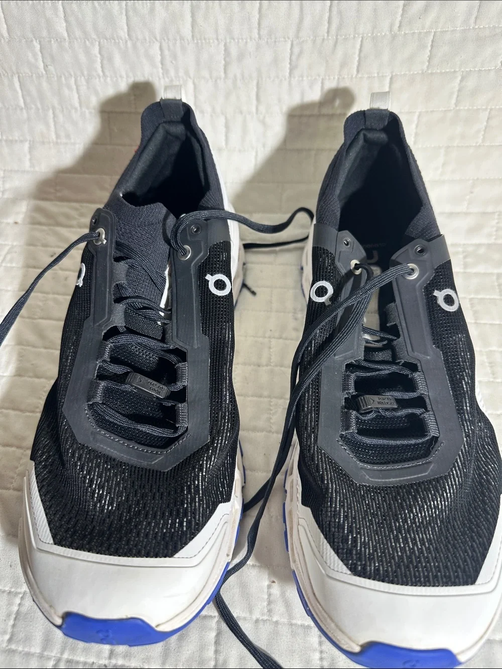 On Cloud Cloudultra 2 Black White Running Shoes Mens